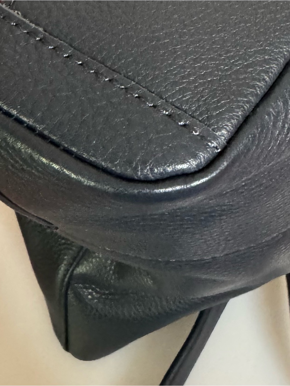 NWT Hammitt Navy Tides Pebbled Leather Addie Tote - Picture 11 of 12